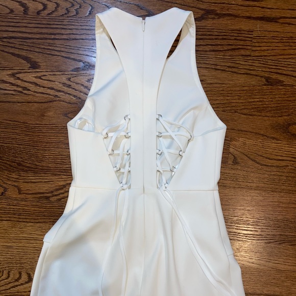 BCBGMAXAZRIA Ely Lace-Up Halter Dress (Great for graduation!) - Picture 4 of 8